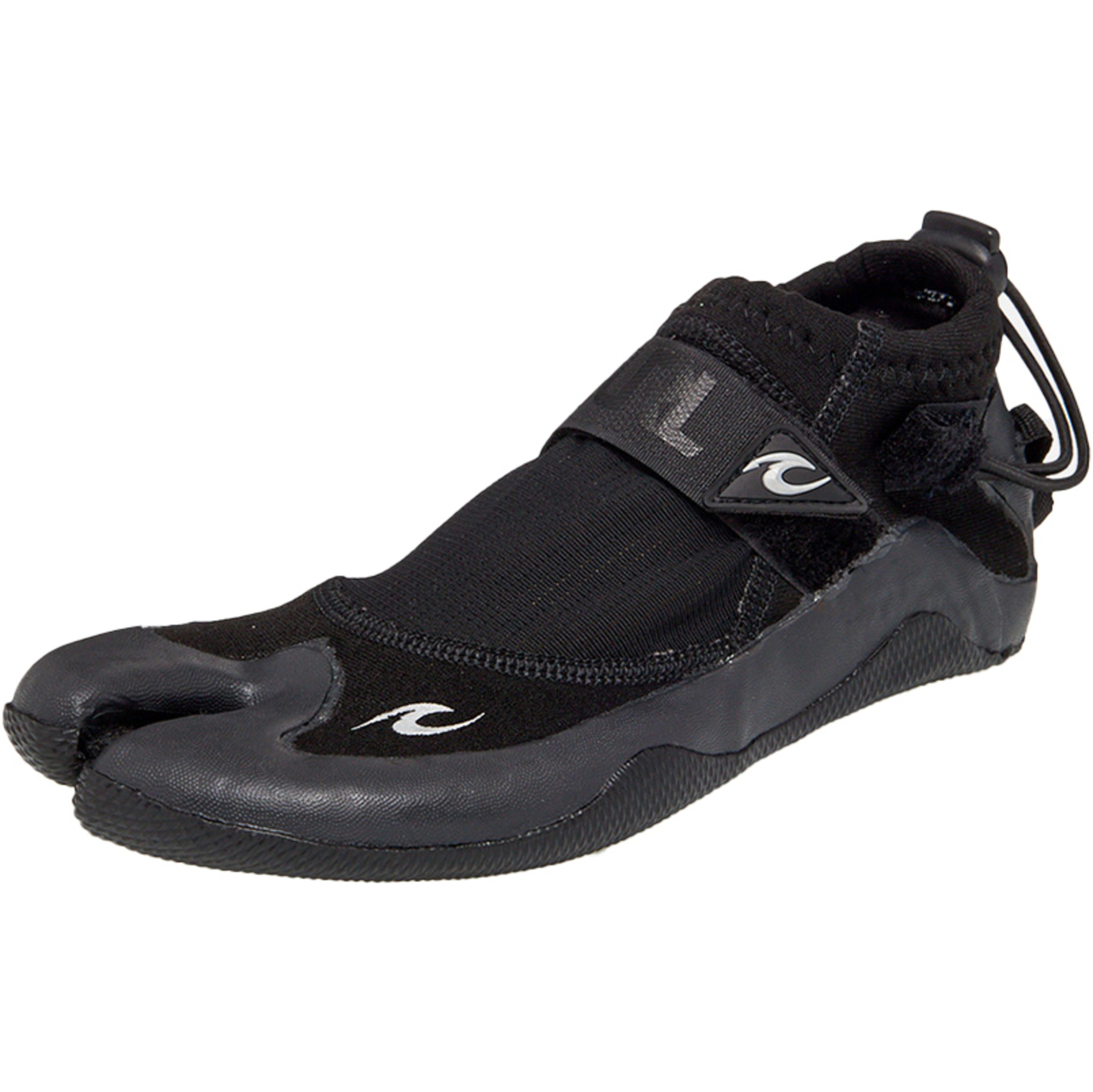 2024 Rip Curl Reefer 1 5mm Split Toe Wetsuit Shoes WBO1AT Black